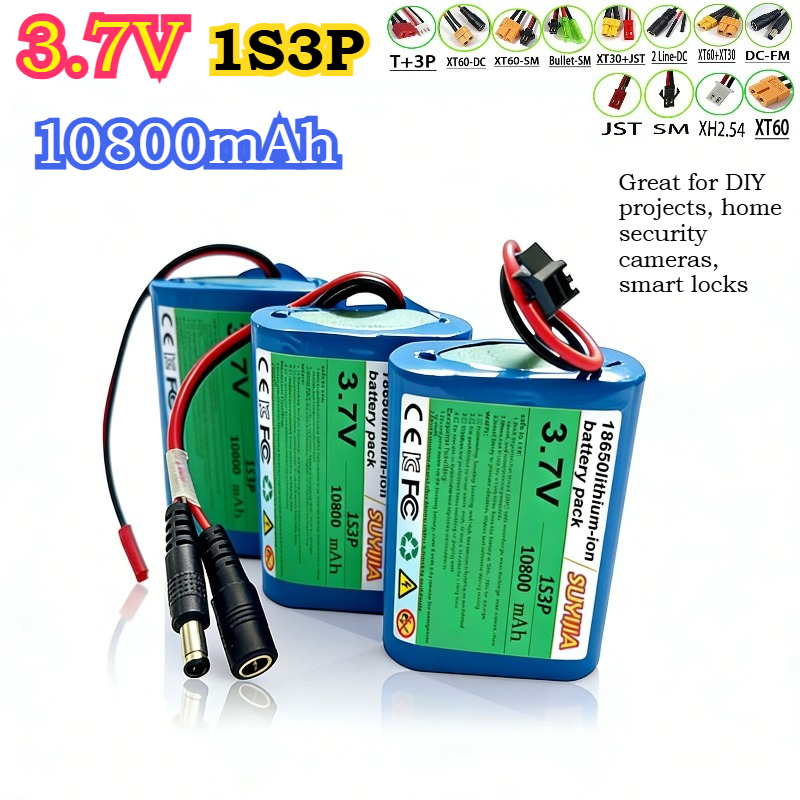 Home Security Robots - 3.7V 10800mAh 1S3P 18650 DIY 프로젝트,
