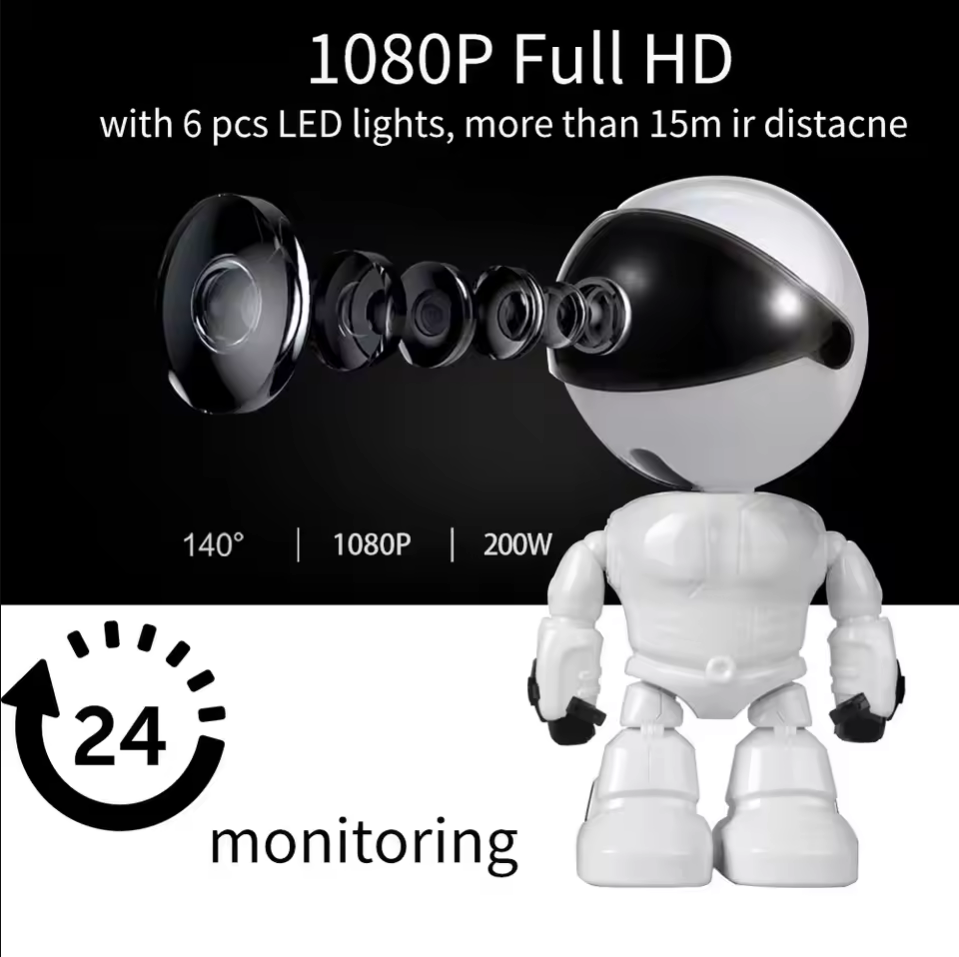 Home Security Robots - 스마트 로봇 WiFi IP 카메라 1080P