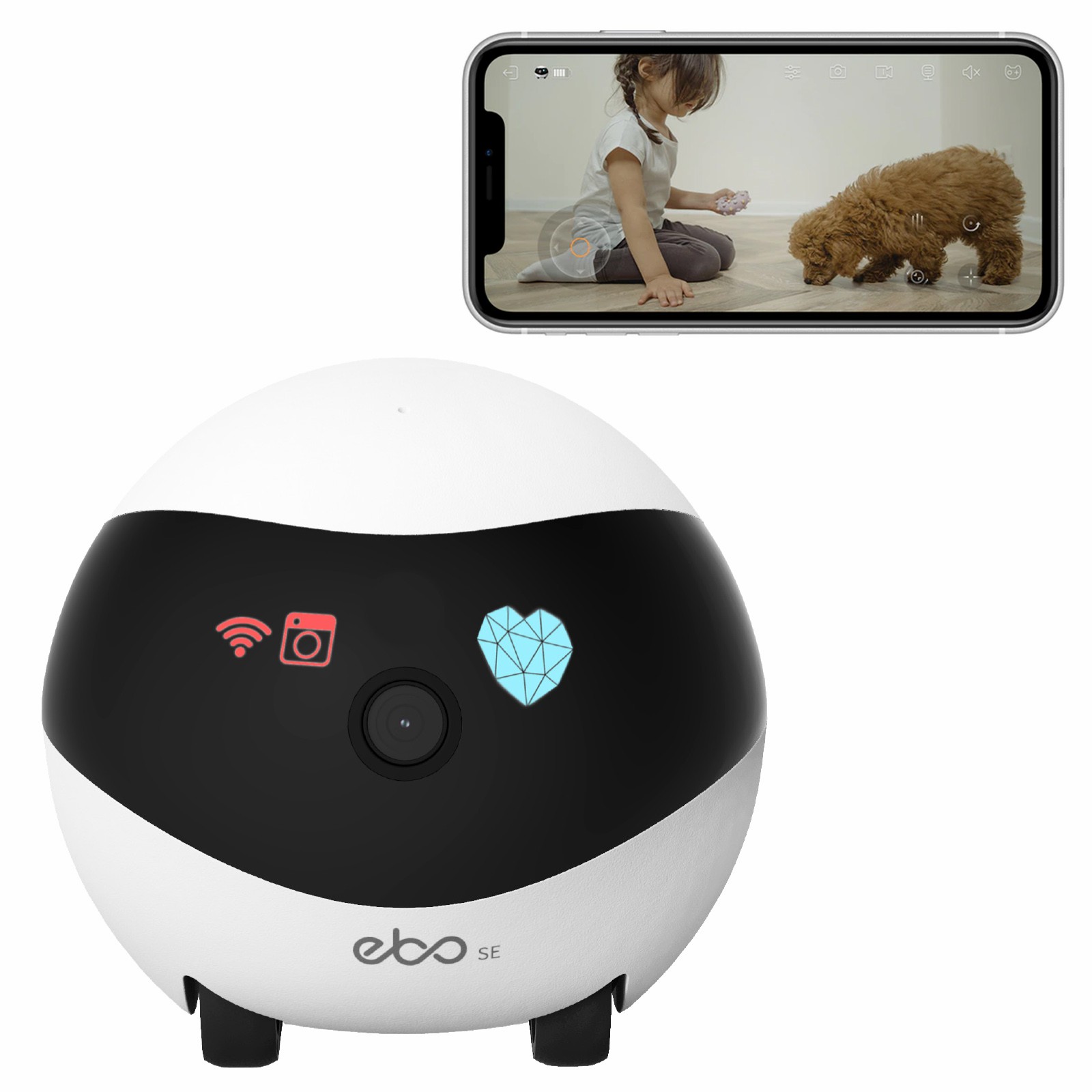 Home Security Robots - EBO SE 스마트 홈 로봇 동반자