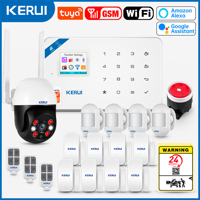 KERUI W181 Tuya 스마트 WIFI GSM 보 - Home Security Front Door Camera 리뷰 및 가격