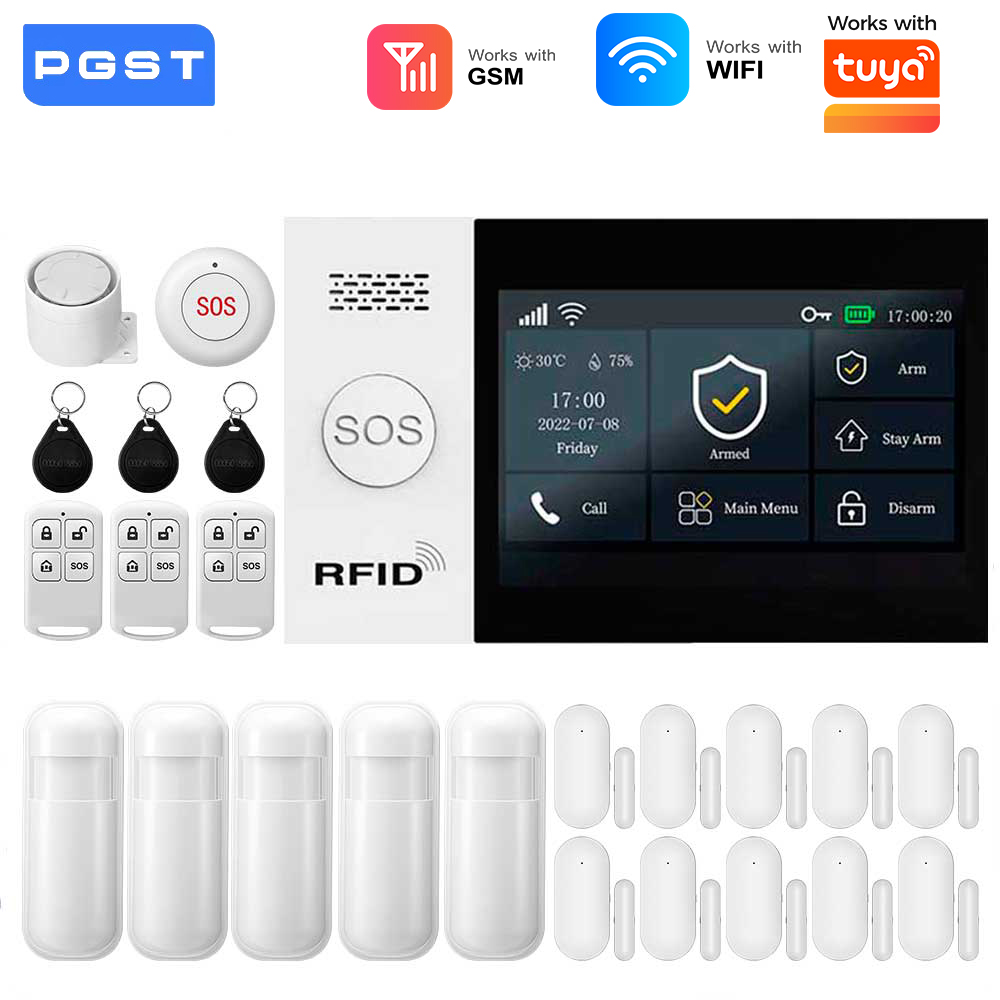 2.4G WIFI 스마트 GSM 알람 시스템, TUYA - Sim Gsm Alarm 리뷰 및 가격