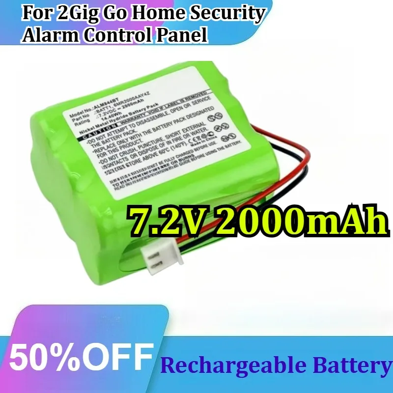 2Gig Go 홈 보안 알람 제어 패널 교체용 충전식  - Home Security Battery Replacement 리뷰 및 가격