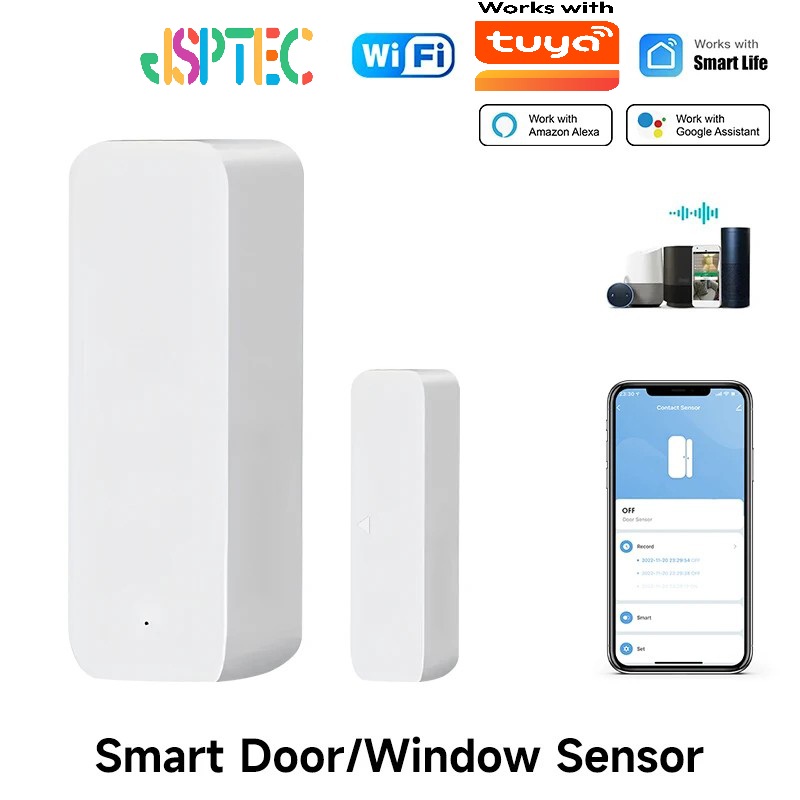 Tuya WiFi 스마트 도어 센서 도어 개방형 폐쇄  - Sim Gsm Alarm 리뷰 및 가격